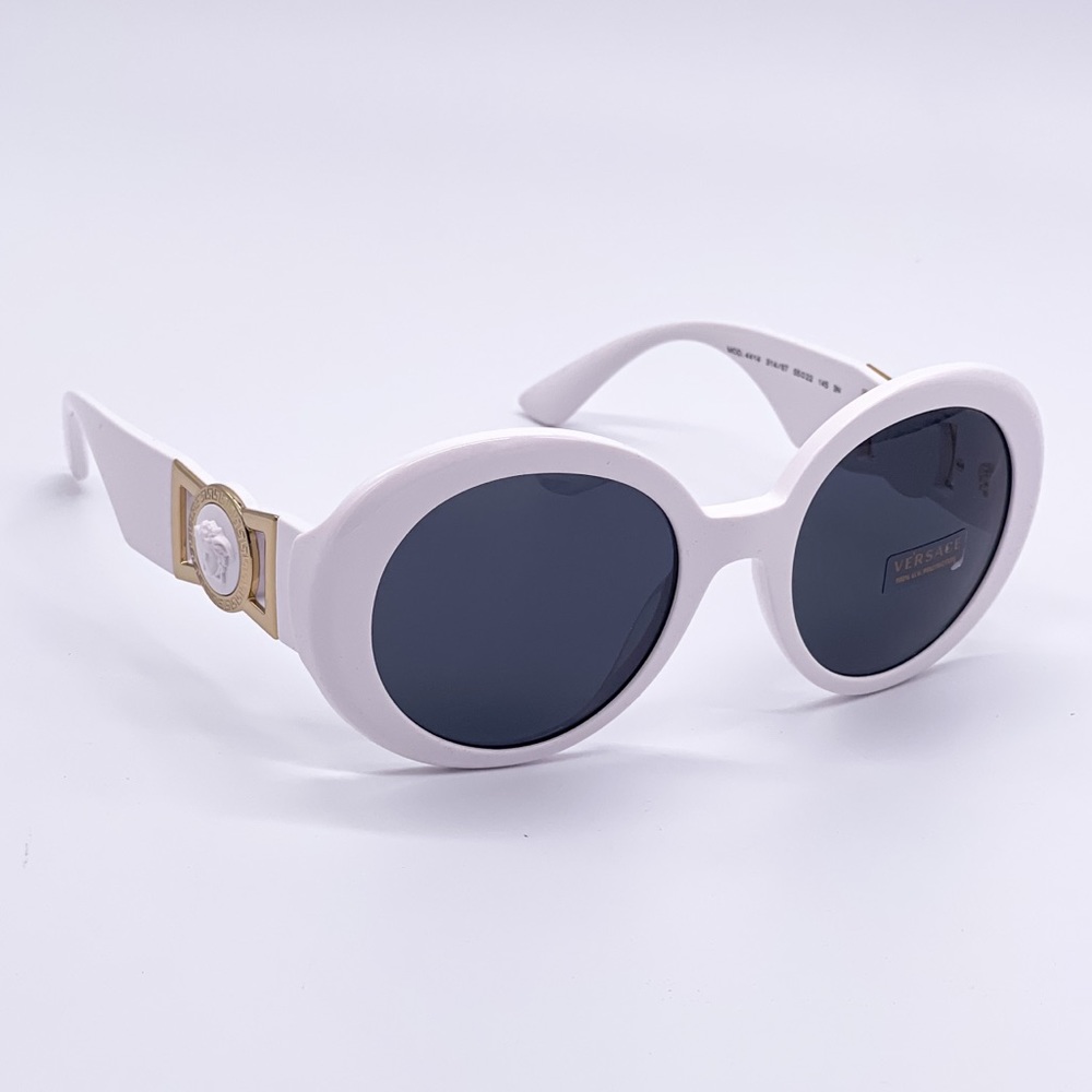 NEW VERSACE WOMEN’S SUNGLASSES NEW VERSACE WHITE WOMEN’S EYEWEAR VERSACE - Picture 7 of 11
